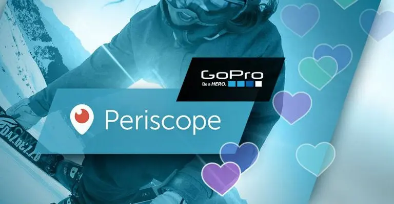 Usuarios de GoPro podrán transmitir en Periscope