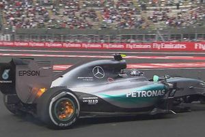 Frenos de Rosberg se incendian en el AHR