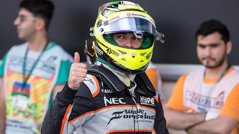 Force India confía en retener a Checo para el próximo año