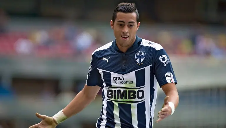 Funes Mori festeja un gol con Rayados | MEXSPORT