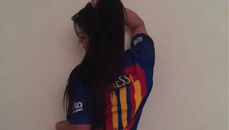 Miss Bum Bum festeja regreso de Messi con sensual fotografía