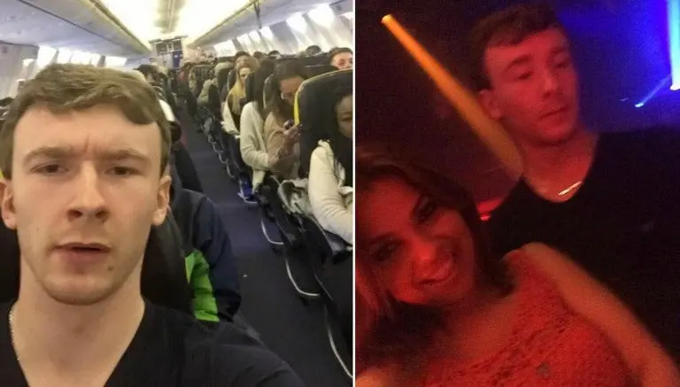 Joven despierta en otro país tras borrachera