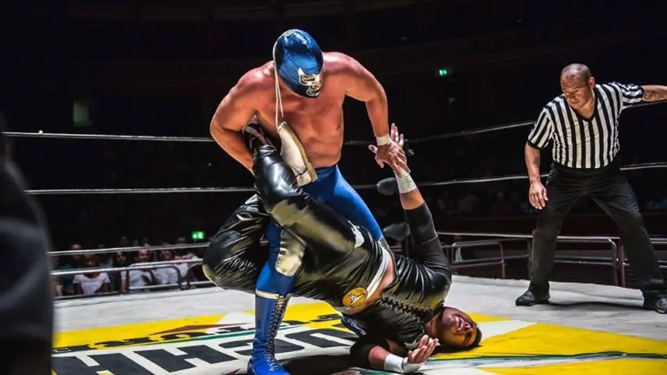 Blue Demon Jr., la sorpresa azul del Mundial de Lucha Libre