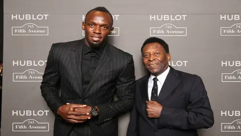 Pelé asegura que Bolt está por encima de él