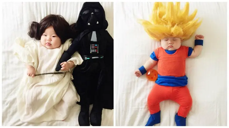 Bebé enternece redes sociales con espectaculares atuendos