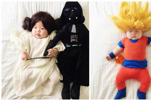 Bebé enternece redes sociales con espectaculares atuendos