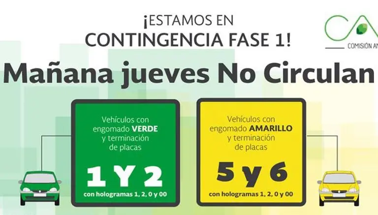 'Doble hoy no circula' se mantiene por tercer día consecutivo