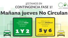 'Doble hoy no circula' se mantiene por tercer día consecutivo