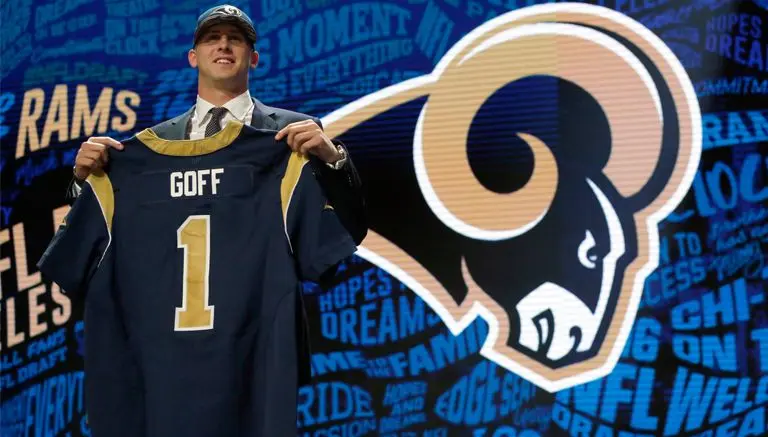 Rams eligen al QB Jared Goff con el primer pick del Draft