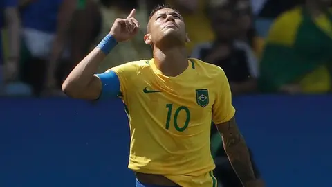 Neymar marca el gol más rápido en la historia de JO