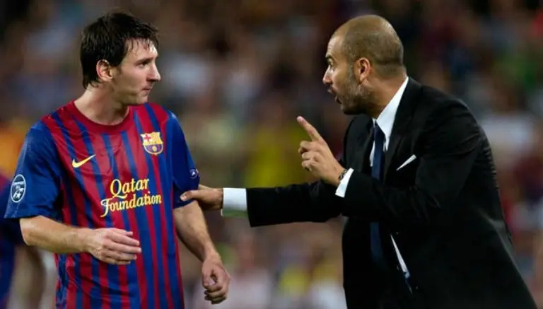 Lionel Messi y Pep Guardiola, cuando el catalán era DT del Barcelona | ESPECIAL