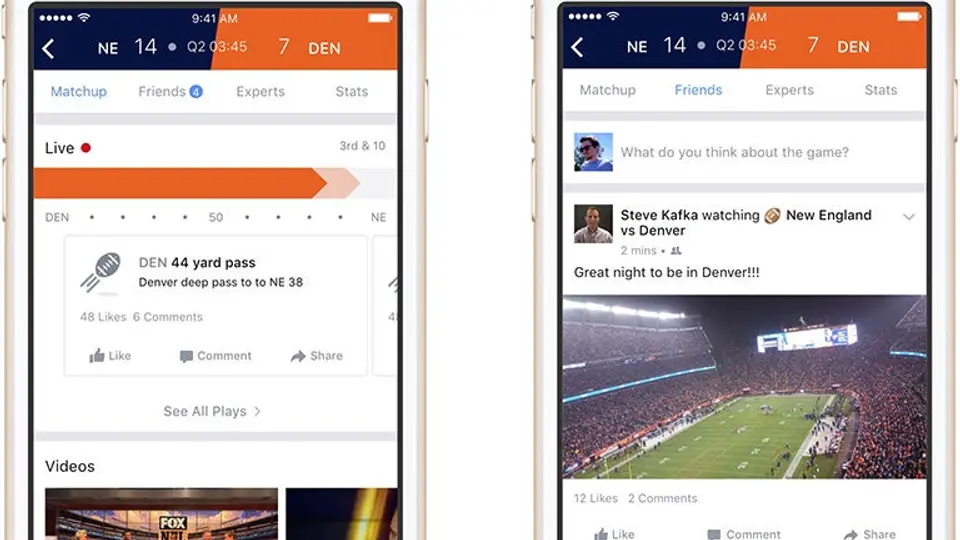 Facebook lanza plataforma para eventos deportivos