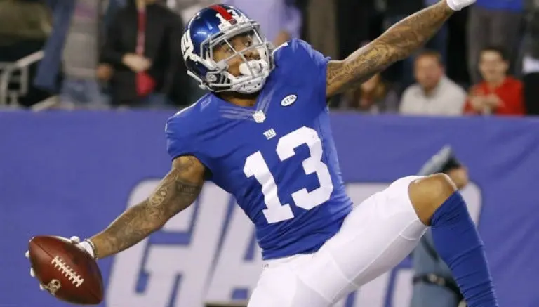Odell Beckham Jr., con los Giants| AP