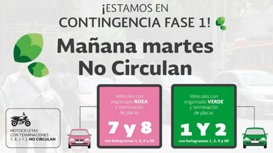 Habrá 'Doble Hoy No Circula' este martes 3 de mayo