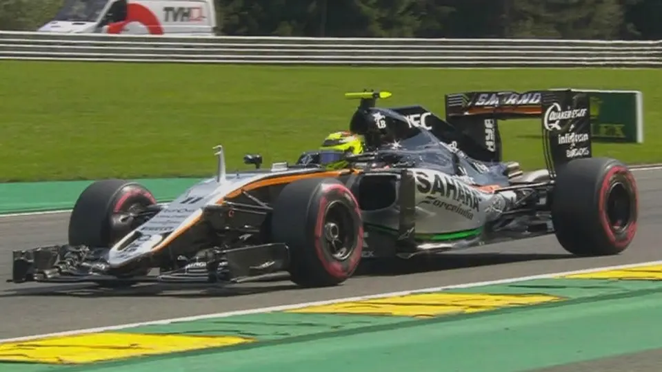 Checo Pérez arrancará sexto en el GP de Bélgica