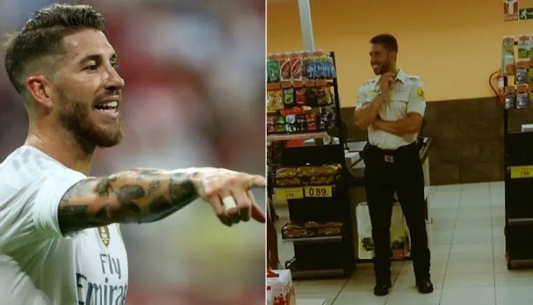 Sergio Ramos desmiente que trabaja en un supermercado