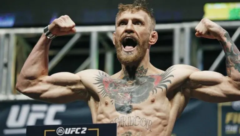 Conor McGregor en un pesaje de UFC | AP
