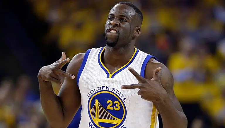 Draymond Green durante un partido con los Warriors | AP