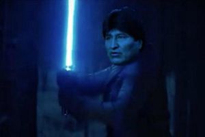 Evo Morales hace campaña al 'estilo' Star Wars