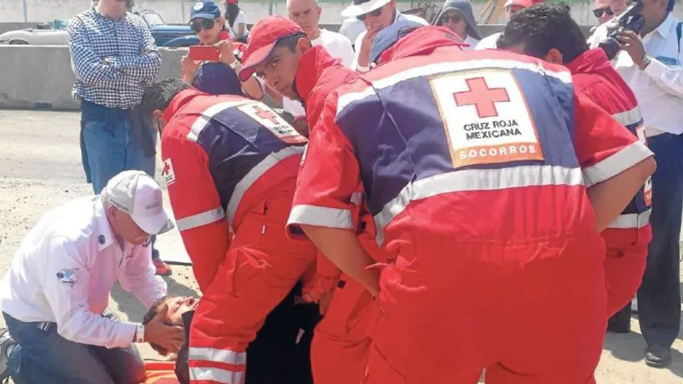 Realizan simulación de carrera y accidentes en Autódromo HR