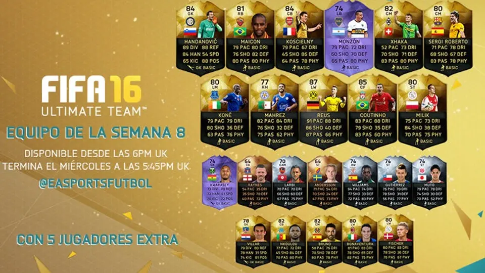 Reus llena de magia el equipo de la jornada en FUT