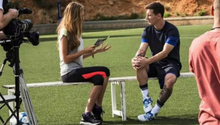 Modelo alemana descubrió el lado íntimo de Lio Messi