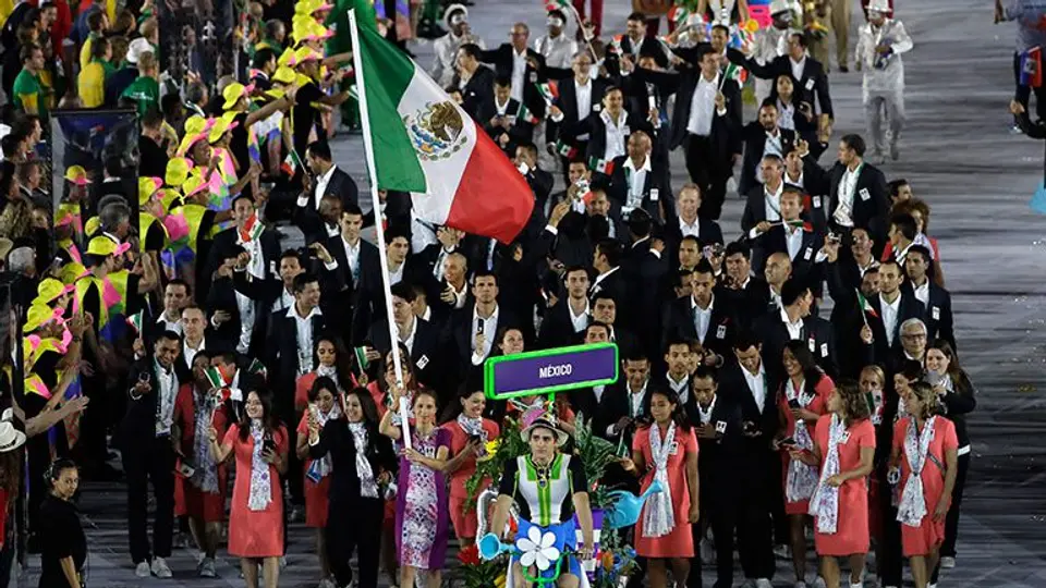 México, con cálida recepción en la inauguración de Río 2016