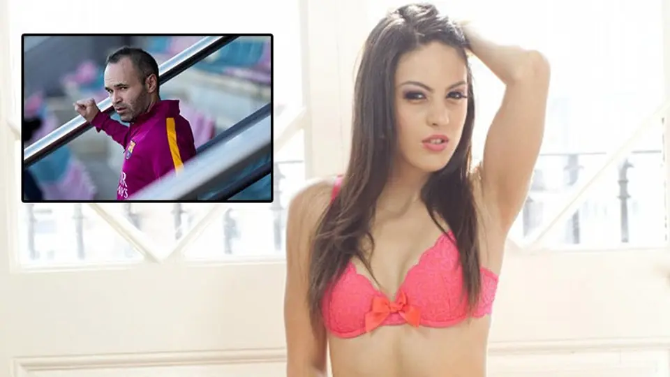 Actriz porno quiere llevarse a la cama a Iniesta