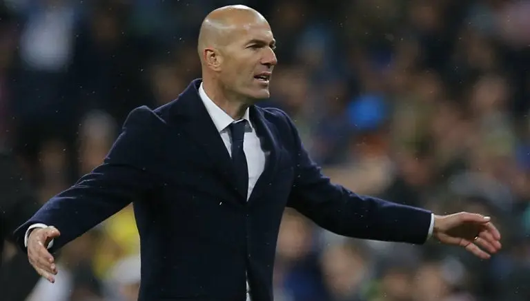 Zidane rompe su pantalón con eufórica reacción