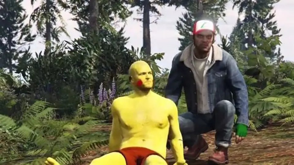 Recrean Pokémon en Grand Theft Auto V