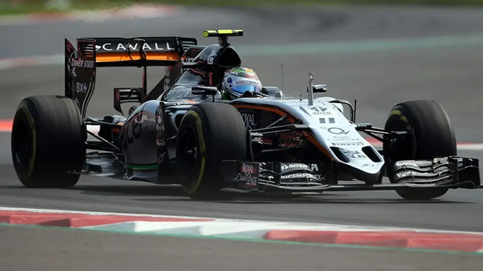 Checo, con buena actuación en GP de México