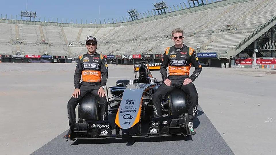Force India, en ascenso de la mano de Checo y Nico
