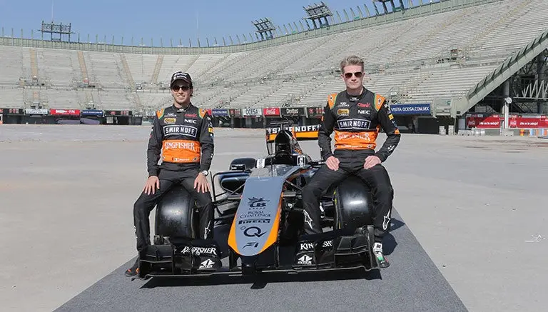 Force India, en ascenso de la mano de Checo y Nico