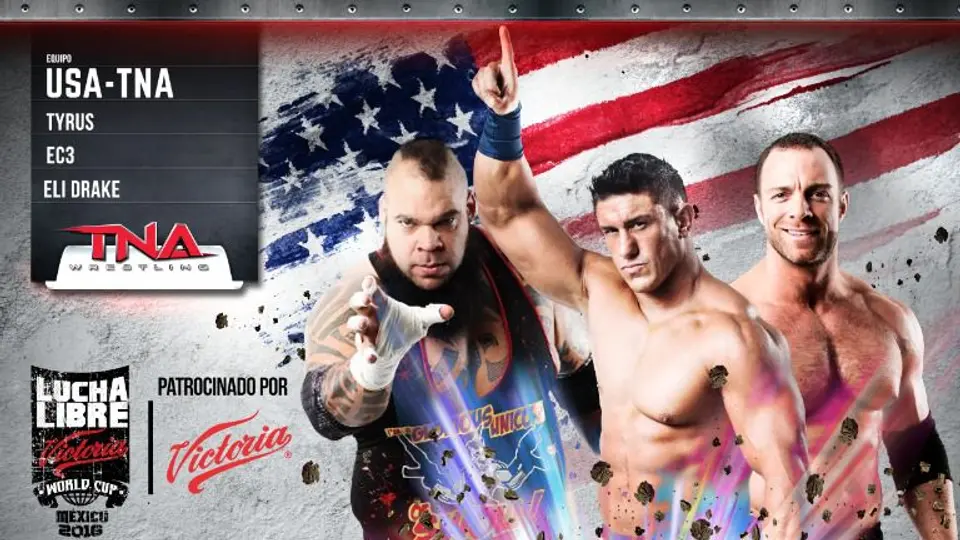 Ethan Carter III lidera equipo de TNA para Mundial de lucha libre