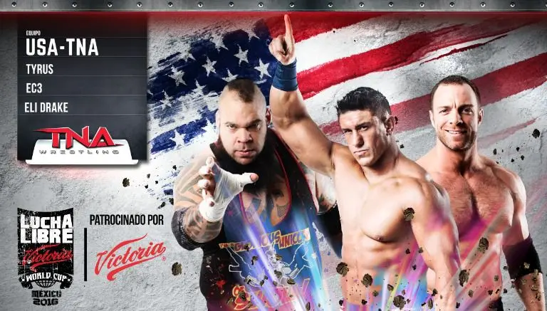 Ethan Carter III lidera equipo de TNA para Mundial de lucha libre