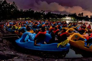Cine llega al lago del Bosque de Aragón