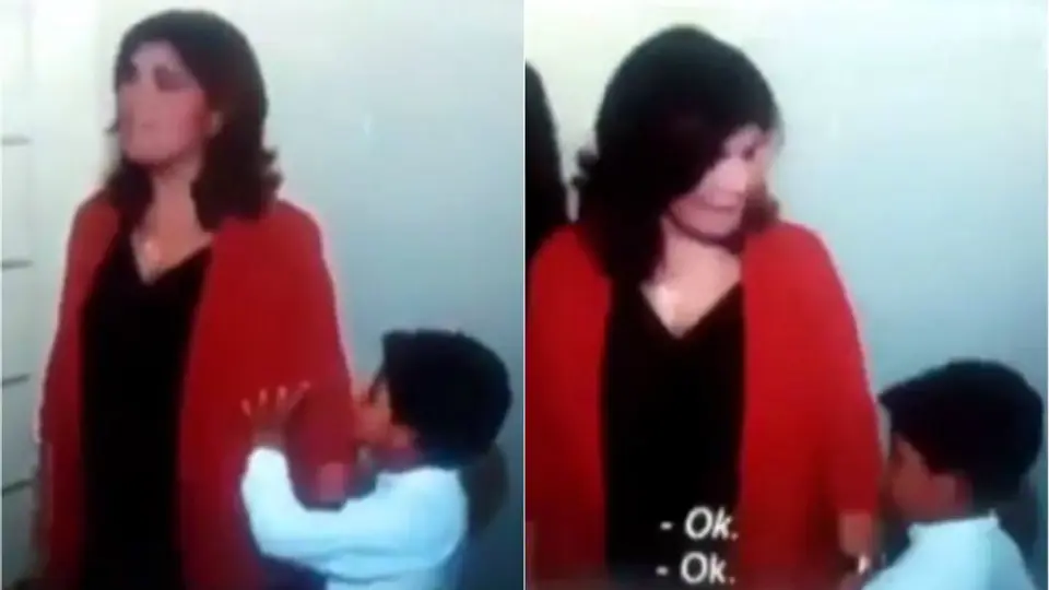 Cristiano Jr pregunta por Messi en entrega de premio a su padre