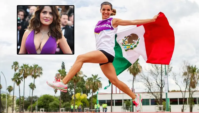 Salma Hayek desea suerte a su prima en Río