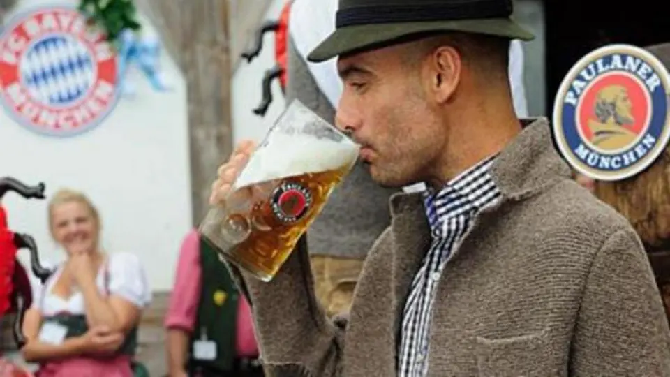 'Me gusta la cerveza bien fría': Guardiola