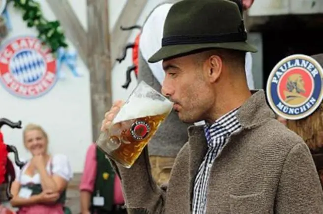 'Me gusta la cerveza bien fría': Guardiola