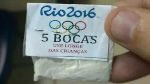 Narcotraficantes venden drogas con logo de Río 2016