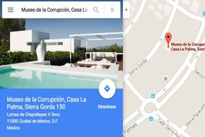 'Casa Blanca' de EPN, 'Museo de la Corrupción' en Maps