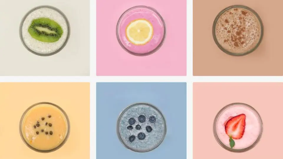 Artista iguala colores de Pantone con smoothies