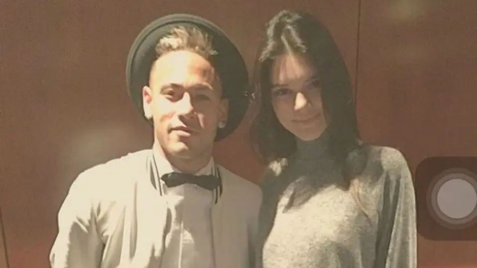Neymar se le adelanta a CR7 y conoce a Kendall Jenner