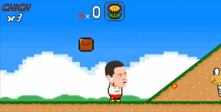 Parodian a futbolistas al estilo Mario Bros