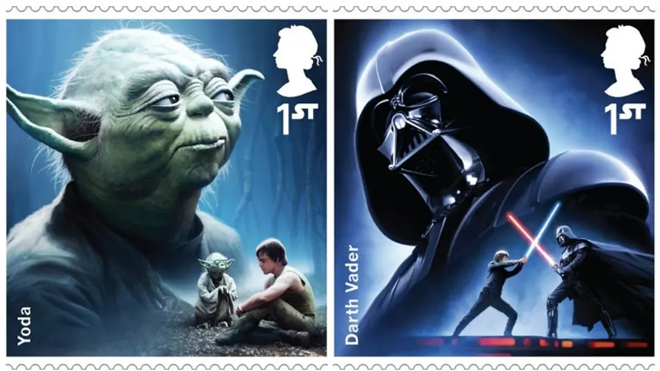 Lanzan colección de estampilllas de Star Wars