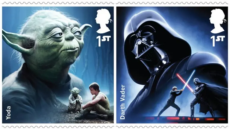 Lanzan colección de estampilllas de Star Wars