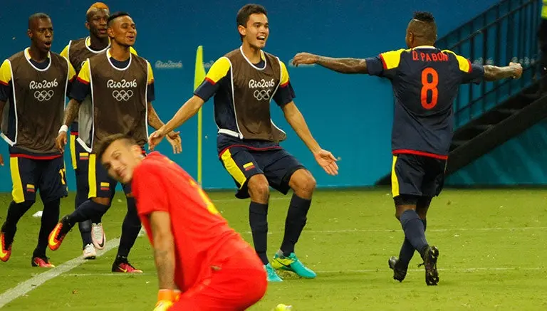 Dorlan Pabón rescata empate para Colombia en JO