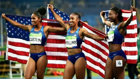 EU hace histórico 1-2-3 en 100m con vallas femenil