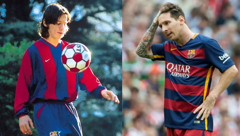 Futbolistas y su cambio de look con el paso del tiempo